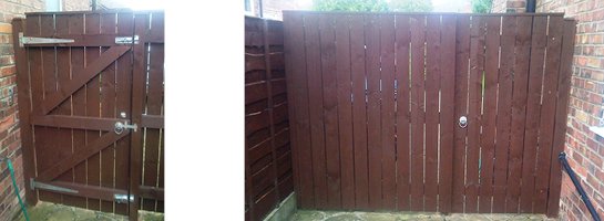 Garden gate and fence by JL Joinery in Leeds