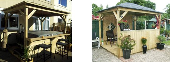 Bespoke gazebo for garden Leeds